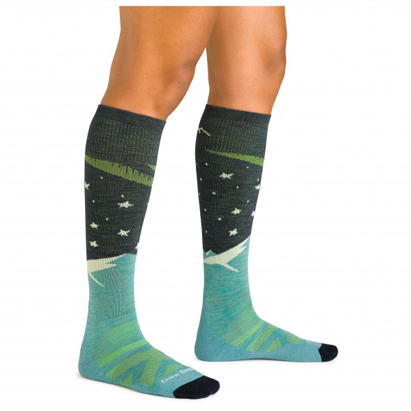 Darn Tough - Women's Aurora Over the Calf Lightweight Cushion - Calze da sci