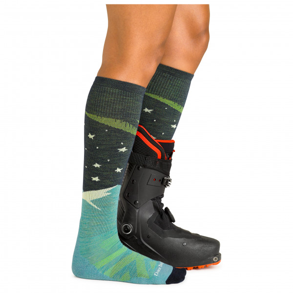 Darn Tough - Women's Aurora Over the Calf Lightweight Cushion - Calze da sci