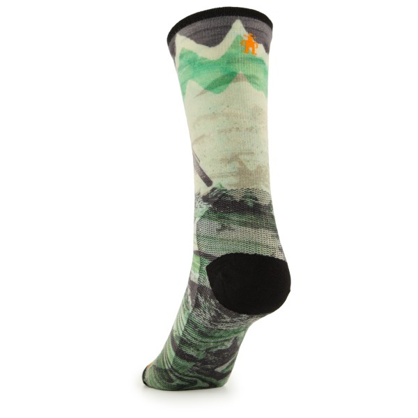 Smartwool - Bike Zero Cushion Wolf Print Crew Socks - Cykelstrumpor