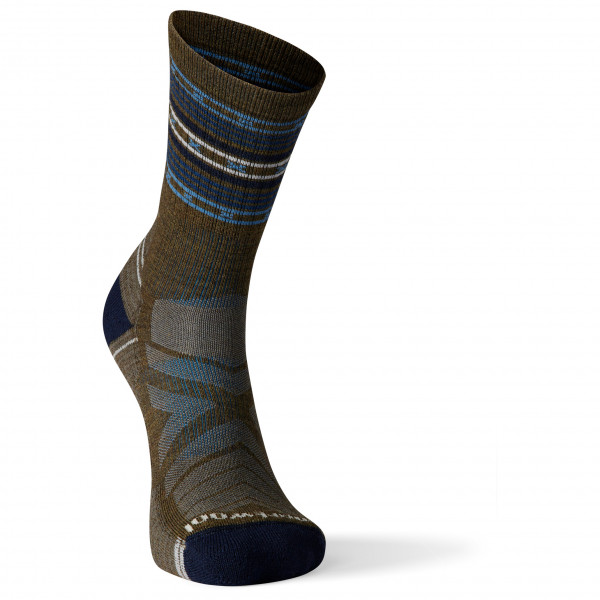 Smartwool - Hike Light Cushion Spiked Stripe Crew Socks - Vandringsstrumpor