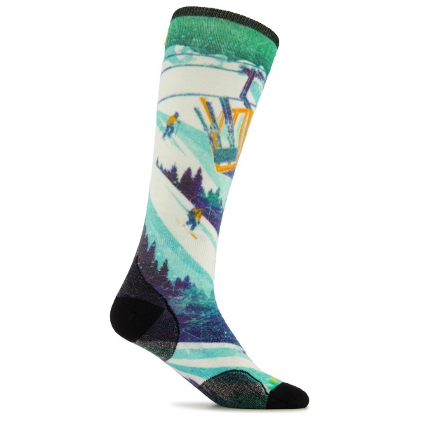 Smartwool - Ski Zero Cushion Ski Day Print OTC - Calcetines de esquí