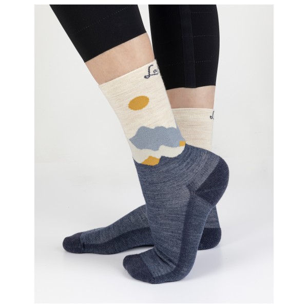 LaMunt - Women's Martha Illustration Sock - Merinosokker