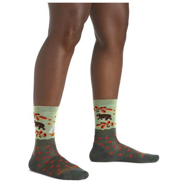 Darn Tough - Women's Wild Life Crew Lightweight with Cushion - Multifunctionele sokken