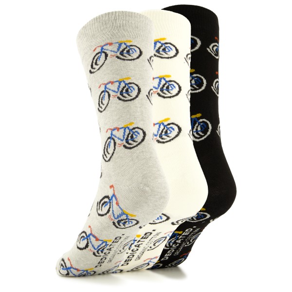 DEDICATED - Socks Sigtuna Happy Bike AOP - Calcetines multifuncionales