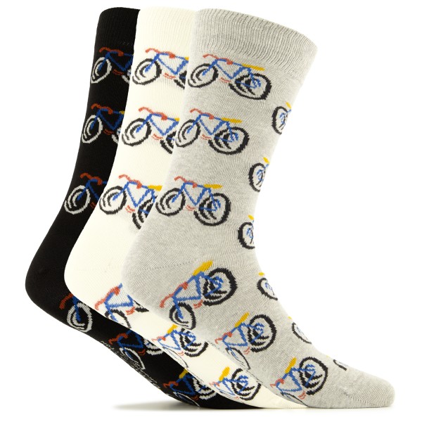 DEDICATED - Socks Sigtuna Happy Bike AOP - Calcetines multifuncionales