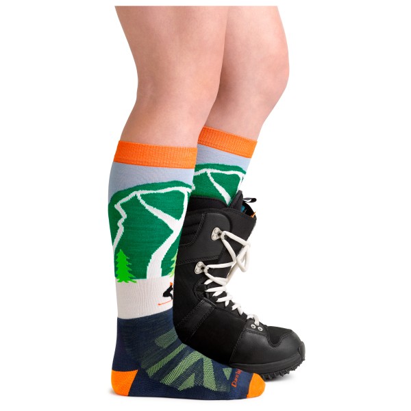 Darn Tough - Kid's Pow Cow OTC Midweight w. Cushion - Skisokken
