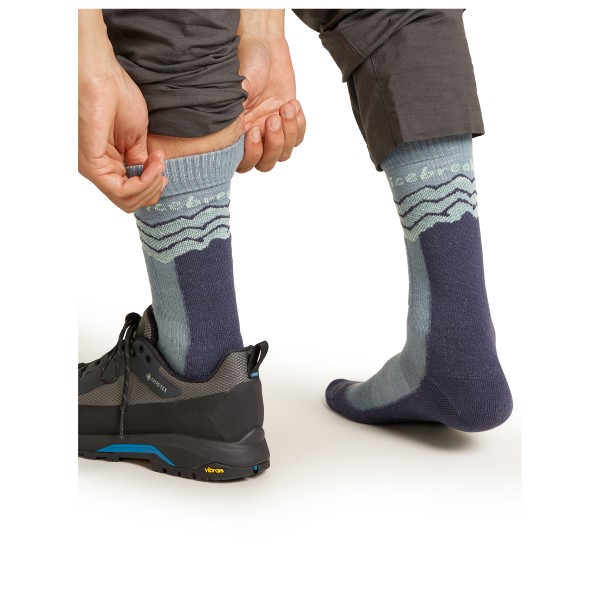Icebreaker - Merino Hike+ Medium Crew Across The Peaks - Calcetines de trekking