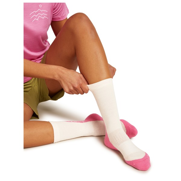 Icebreaker - Women's Merino Hike+ Light Crew Fresh Fern - Calcetines de trekking