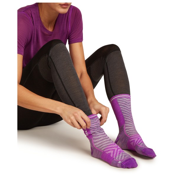 Icebreaker - Women's Merino Run+ Ultralight Crew Fusion Dye - Calcetines de running