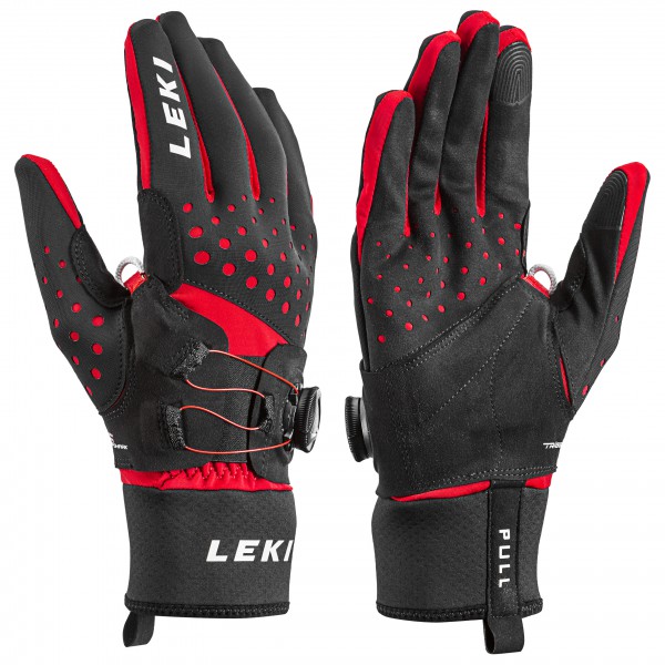 Gants LEKI PRC Boa Shark Pour Ski De Fond / Patinage - Noir, Taille EU 8 | Respirants, Séchage Rapide - 6