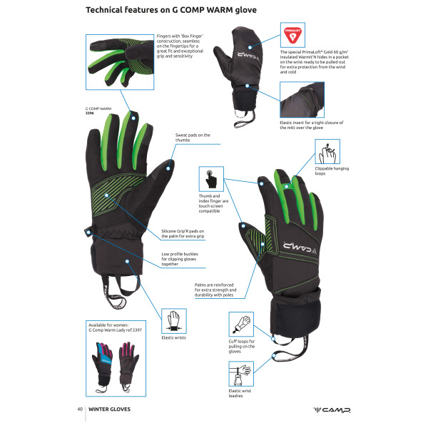 C.A.M.P. - G Comp Warm - Gants