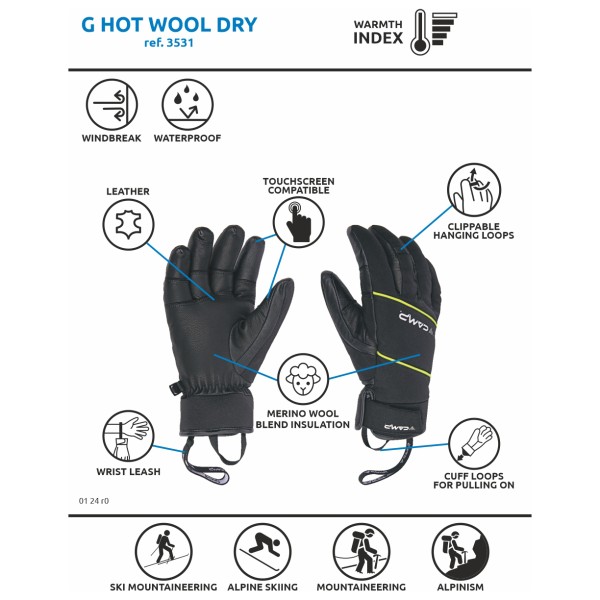C.A.M.P. - G Hot Wool Dry - Handschoenen