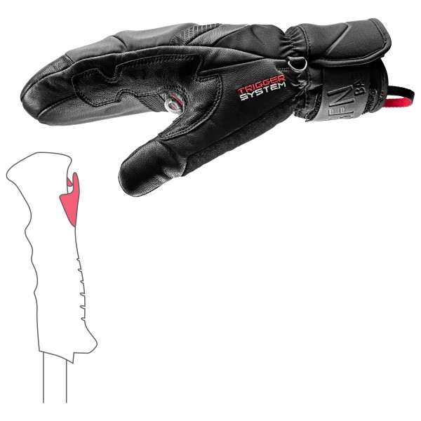 Leki - Griffin Base 3D Mitt - Handsker