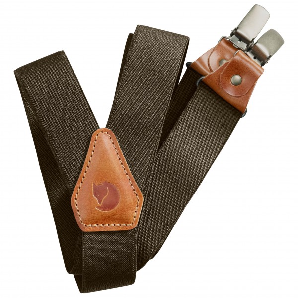 Fjällräven - Singi Leather Clip Suspenders - Bretellen