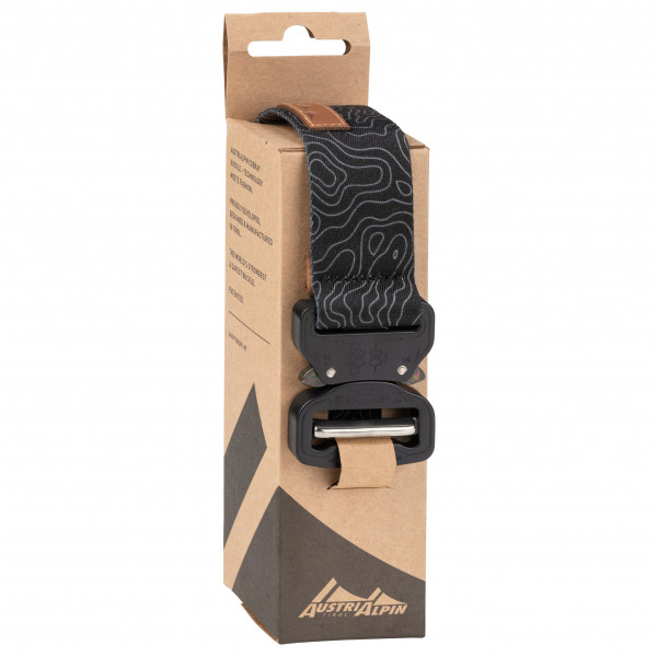 AustriAlpin - Cobra 38 Black Textile Belt - Cinturones