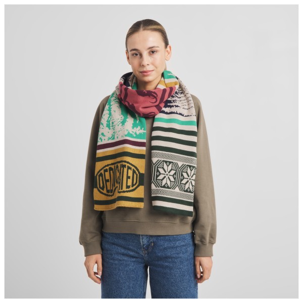 DEDICATED - Scarf Rossberga Retro Ski Blocks - Schal