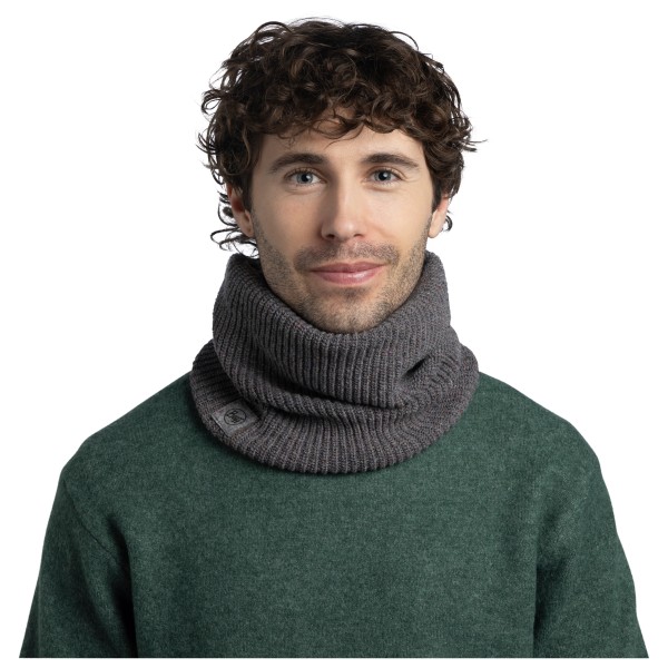 Buff - Knitted Neckwarmer Upcycled Thier - Huivi