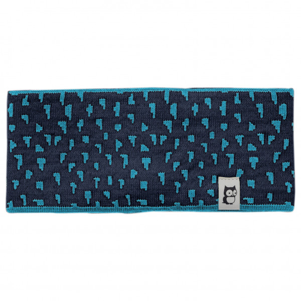 Bamboe hoofdband met merinowol blauw • Van Bamboe