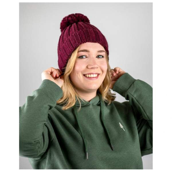 NIKIN - Treeanie Folded Knitted Pom Pom - Beanie