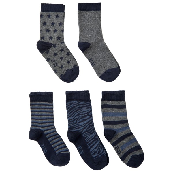 Minymo - Kid's Sock with Pattern 5-Pack - Monitoimisukat