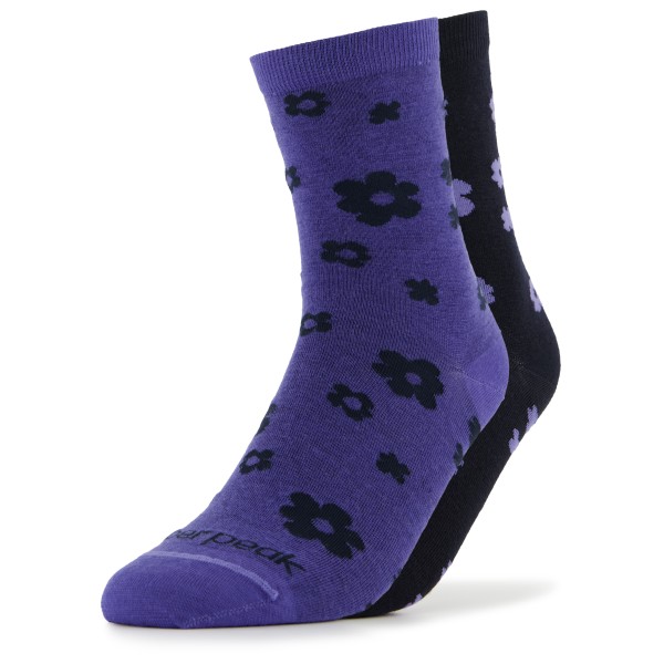 Heber Peak - Merino SylvaHe. Flower Socks 2-Pack - Multifunktionelle sokker