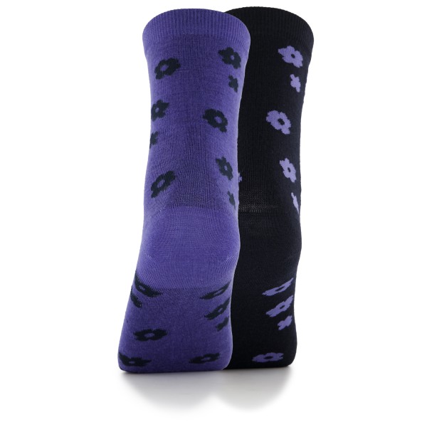 Heber Peak - Merino SylvaHe. Flower Socks 2-Pack - Multifunktionelle sokker