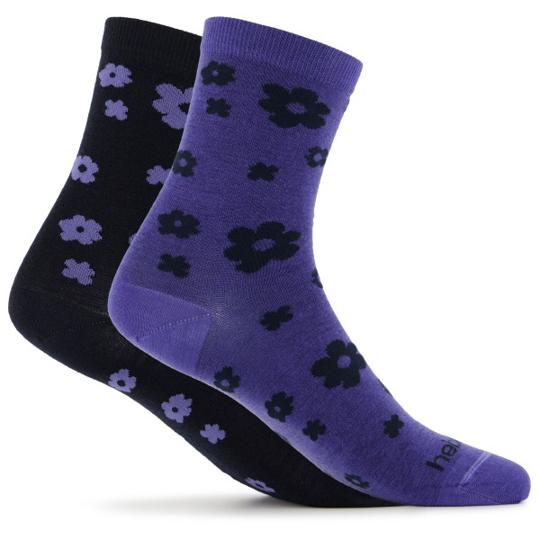 Heber Peak - Merino SylvaHe. Flower Socks 2-Pack - Multifunktionelle sokker