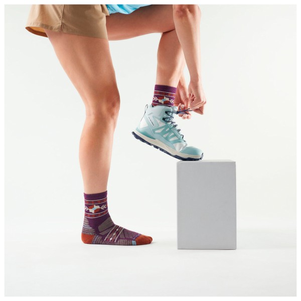 Smartwool - Women's Hike Light Cushion Retro Floral Mid Crew - Calcetines de trekking
