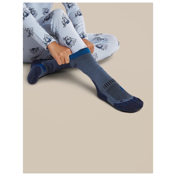 Icebreaker - Kid's Kids Merino Hike+ Light Crew - Calcetines de trekking