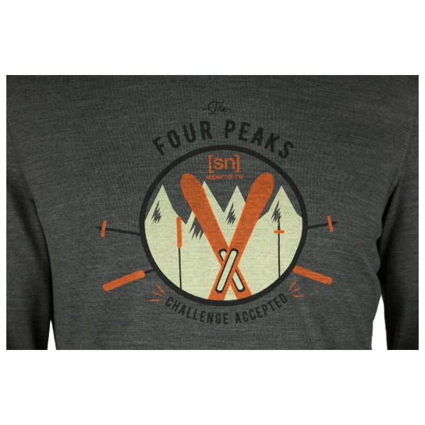 super.natural - Four Peaks L/S - Maglia a manica lunga