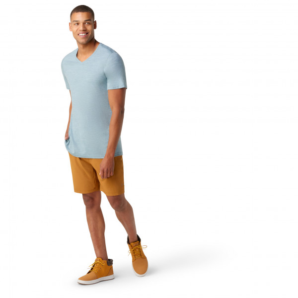 Smartwool - Merino Hemp Blend Short Sleeve V-Neck Tee - Camiseta de merino