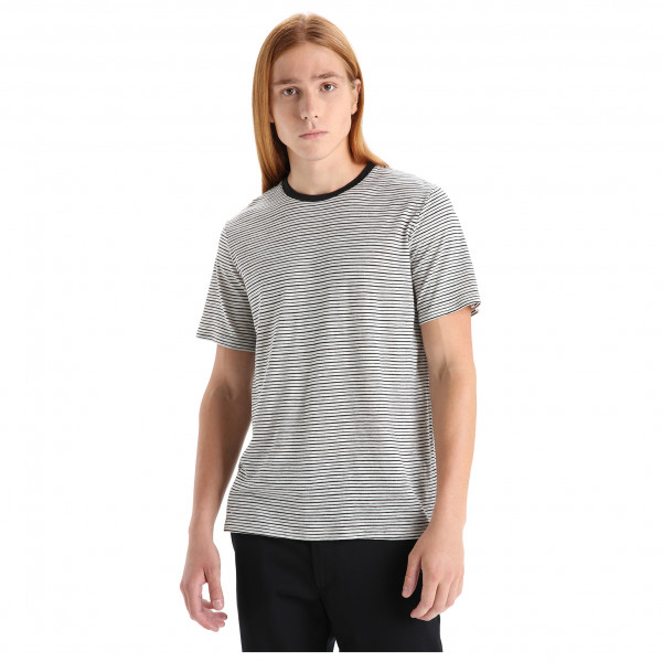 Icebreaker - Merino Linen S/S Tee Stripe - Merino shirt