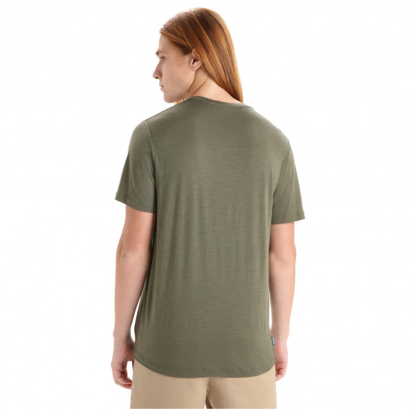 Icebreaker - Tech Lite II S/S Tee Camping Grounds - Merinoshirt