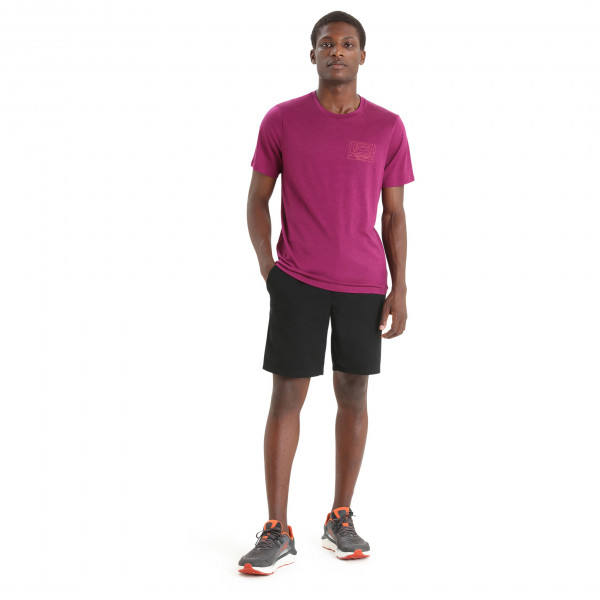Icebreaker - Tech Lite II S/S Tee Mountain Sunset - Camiseta de merino