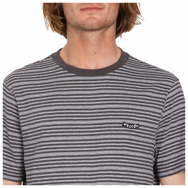 Volcom - Static Stripe Crew S/S - Camiseta de manga corta