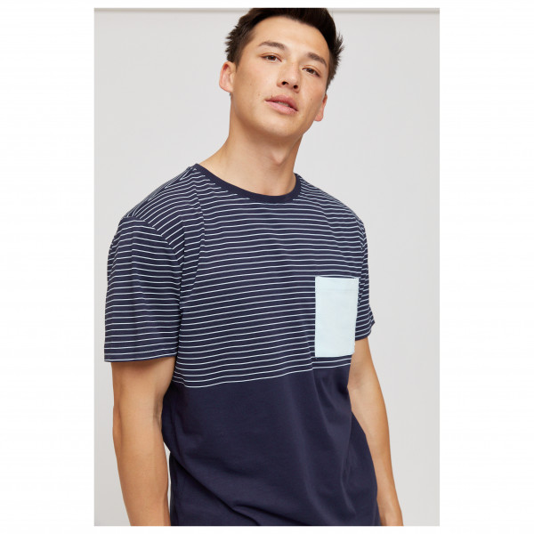 Mazine - Halfway Striped T-Shirt - T-Shirt