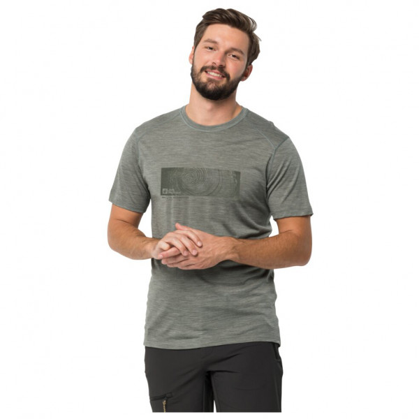 Jack Wolfskin - Kammweg Graphic S/S - Sportshirt