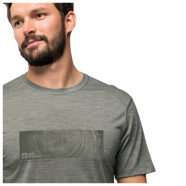 Jack Wolfskin - Kammweg Graphic S/S - Sportshirt