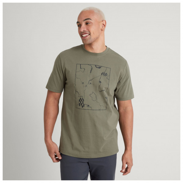 Kathmandu - Jasmine Kroeze Topo Lines - Camiseta de manga corta