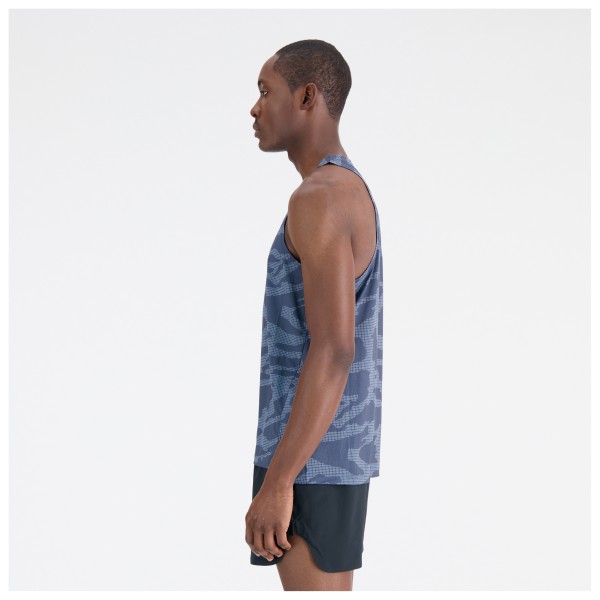 New Balance - Printed Accelerate Singlet - Hardloopshirt