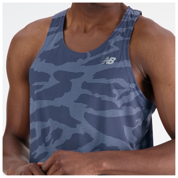 New Balance - Printed Accelerate Singlet - Hardloopshirt