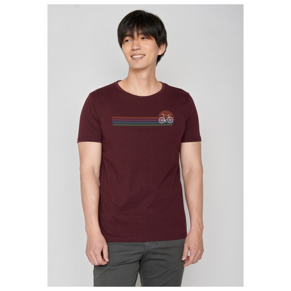GreenBomb - Bike Sunset Stripes (Guide) - Camiseta de manga corta