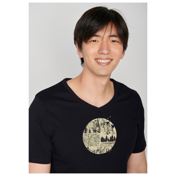 GreenBomb - Nature Mountain Circle (Peak) - Camiseta de manga corta