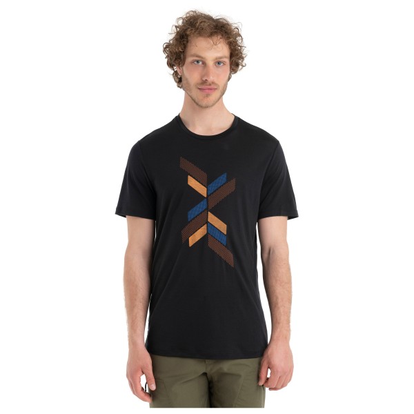 Icebreaker - 125 Cool-Lite Sphere II S/S Tee Levels - Camiseta de merino