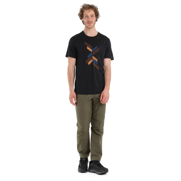 Icebreaker - 125 Cool-Lite Sphere II S/S Tee Levels - Camiseta de merino