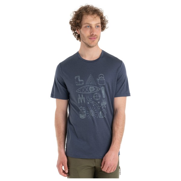Icebreaker - 150 Tech Lite II S/S Tee Camp Essentials - Merinotröja