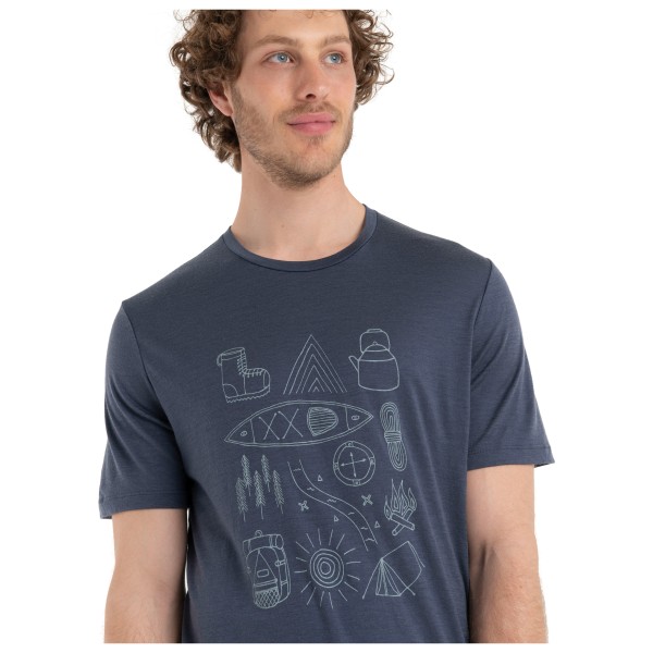 Icebreaker - 150 Tech Lite II S/S Tee Camp Essentials - Merinotröja