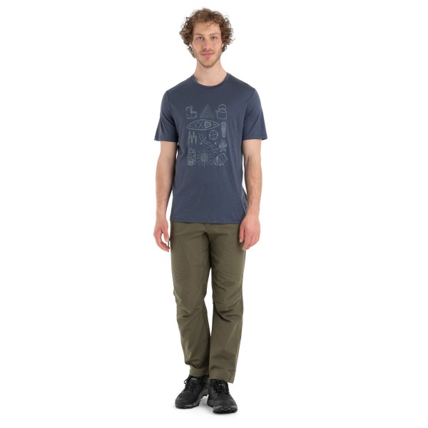 Icebreaker - 150 Tech Lite II S/S Tee Camp Essentials - Merinotröja