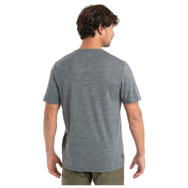 Icebreaker - 150 Tech Lite II S/S Tee Natural Shades Logo - Camiseta de merino