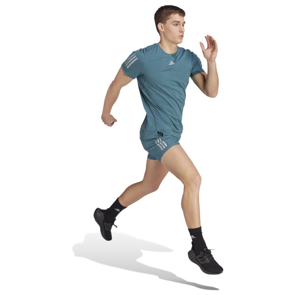 adidas - Own The Run Heather Tee - Laufshirt